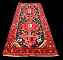 Carica l&#39;immagine nel visualizzatore di Gallery, Bakhtyaty Ancient Antique Original Hand Made Carpets Tapis Teppich CM 230x135
