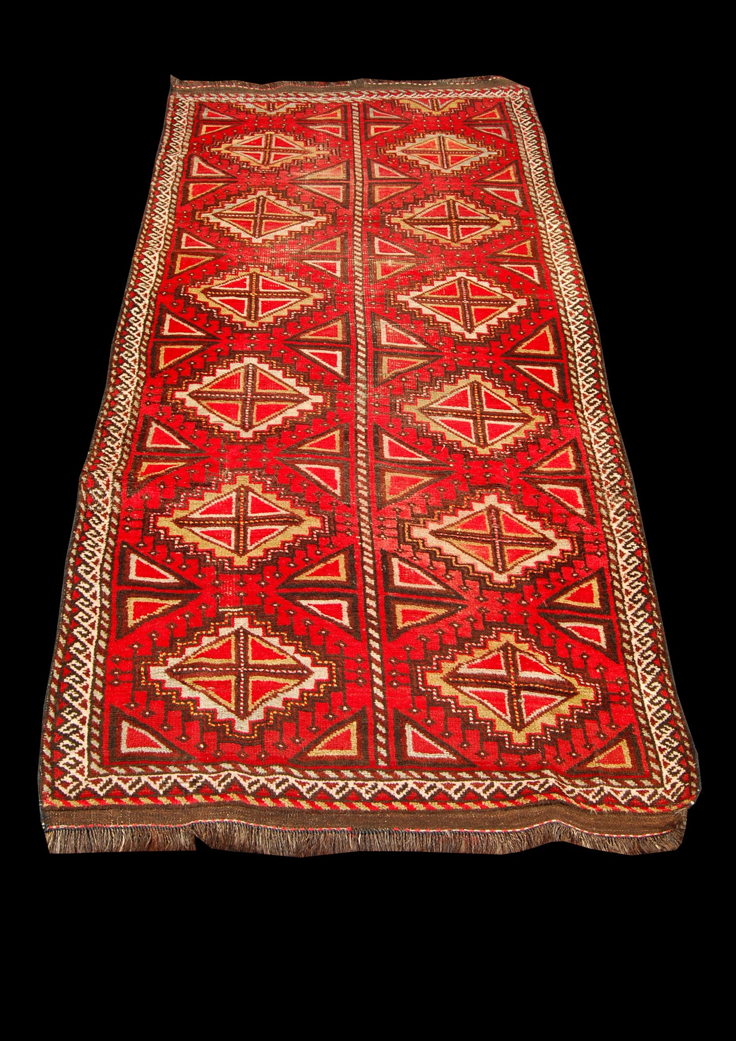 Kilim Kelem Chilim Rug Tapiet CM 222x102 Fondo Consumato