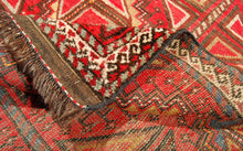 Carica l&#39;immagine nel visualizzatore di Gallery, Kilim Kelem Chilim Rug Tapiet CM 222x102 Fondo Consumato
