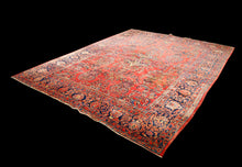 Carica l'immagine nel visualizzatore di Gallery, Ancient Antique Original Hand Made Carpets Tapis Teppich CM 340x270
