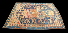 Carica l&#39;immagine nel visualizzatore di Gallery, Hand made Antique Kazak / Shirvan Caucasic Carpets CM 170x140 - Rimodificato
