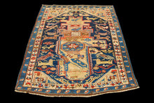Lade das Bild in den Galerie-Viewer, CM 170x140 Hand made Antique Kazak / Shirvan Caucasic Carpets  - Rimodificato
