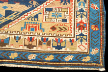 Carica l'immagine nel visualizzatore di Gallery, CM 170x140 Hand made Antique Kazak / Shirvan Caucasic Carpets  - Rimodificato
