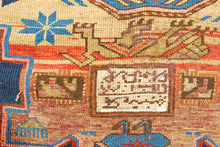 Carica l'immagine nel visualizzatore di Gallery, CM 170x140 Hand made Antique Kazak / Shirvan Caucasic Carpets  - Rimodificato
