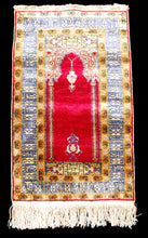 Lade das Bild in den Galerie-Viewer, Antico Tappeto Hereche / Hereke kayseri 100% Misura 85x55
