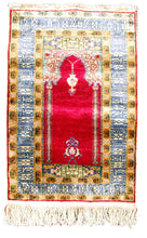 Lade das Bild in den Galerie-Viewer, Antico Tappeto Hereche / Hereke kayseri 100% Misura 85x55
