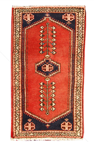 102x50 CM Ancient Antique Original Hand Made Carpets Tapis Teppich