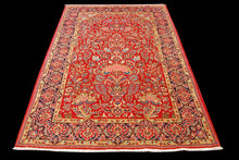 Carica l&#39;immagine nel visualizzatore di Gallery, Tappeto Originale annodato a mano keshan CM 210x133
