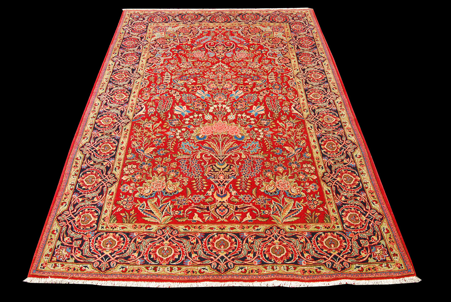 Tappeto Originale annodato a mano keshan CM 210x133