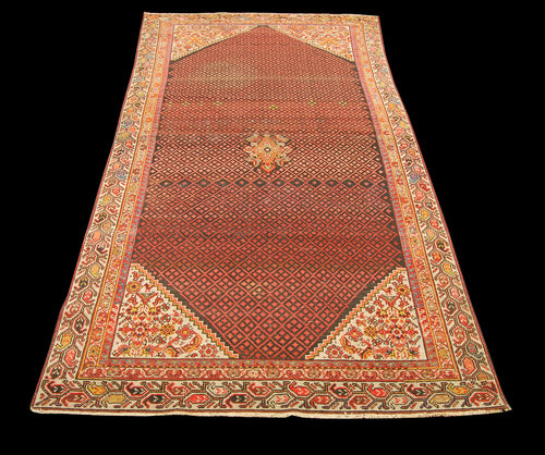 Tappeto Originale annodato a mano Malayer Vintage CM 243x122