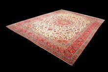 Carica l&#39;immagine nel visualizzatore di Gallery, Tappeto Originale annodato a mano Isfahan CM 380X280
