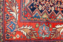 Carica l&#39;immagine nel visualizzatore di Gallery, Tappeto Originale annodato a mano Mahal Sarok CM 310x150
