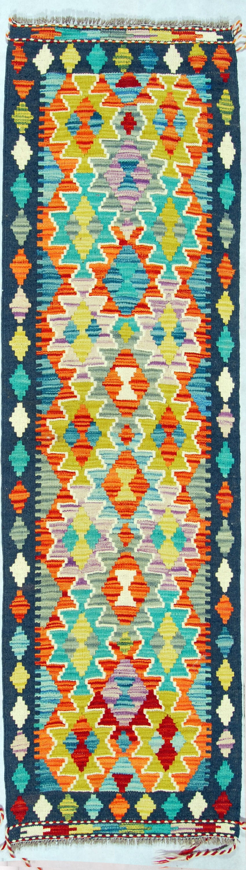 Kilim Kaudani Lana Hand Made in Afganistan 195x65 CM (Galleriafarah1970)