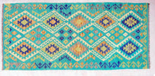 Carica l'immagine nel visualizzatore di Gallery, Kilim Kaudani Lana Hand Made in Afganistan 205x96 CM (Galleriafarah1970)
