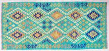 Lade das Bild in den Galerie-Viewer, Kilim Kaudani Lana Hand Made in Afganistan 205x96 CM (Galleriafarah1970)
