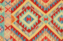 Carica l&#39;immagine nel visualizzatore di Gallery, Kilim Kaudani Lana Hand Made in Afganistan 145x97 CM (Galleriafarah1970)

