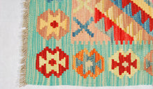 Carica l'immagine nel visualizzatore di Gallery, Kilim Kaudani Lana Hand Made in Afganistan 145x97 CM (Galleriafarah1970)
