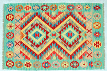 Carica l&#39;immagine nel visualizzatore di Gallery, Kilim Kaudani Lana Hand Made in Afganistan 145x97 CM (Galleriafarah1970)

