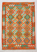 Lade das Bild in den Galerie-Viewer, Kilim Kaudani Lana Hand Made in Afganistan 184x130 CM (Galleriafarah1970)
