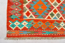 Carica l'immagine nel visualizzatore di Gallery, Kilim Kaudani Lana Hand Made in Afganistan 184x130 CM (Galleriafarah1970)
