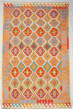 Lade das Bild in den Galerie-Viewer, Kilim Kaudani Lana Hand Made in Afganistan 296x196 CM (Galleriafarah1970)
