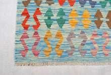 Lade das Bild in den Galerie-Viewer, Kilim Kaudani Lana Hand Made in Afganistan 295x206 CM (Galleriafarah1970)
