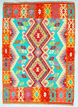 Load image into Gallery viewer, Kilim Kaudani Lana Hand Made in Afganistan 167x123 CM (Galleriafarah1970)
