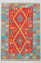 Lade das Bild in den Galerie-Viewer, Kilim Kaudani Lana Hand Made in Afganistan 183x123 CM (Galleriafarah1970)
