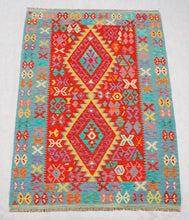 Lade das Bild in den Galerie-Viewer, Kilim Kaudani Lana Hand Made in Afganistan 183x123 CM (Galleriafarah1970)
