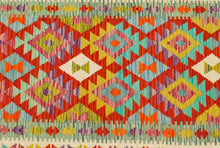 Carica l'immagine nel visualizzatore di Gallery, Kilim Kaudani Lana Hand Made In Afganistan 191x100 CM (Galleriafarah1970)
