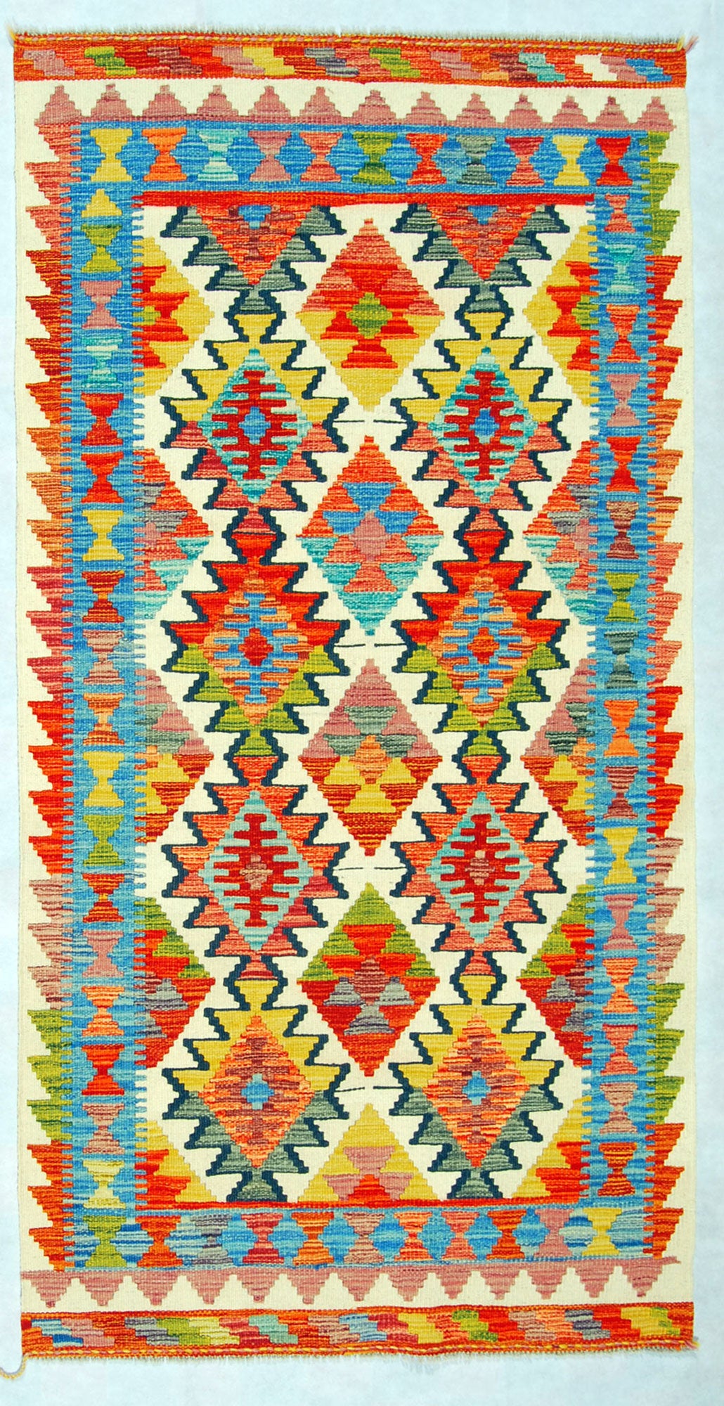 Kilim Kaudani Lana Hand Made In Afganistan 195x104 CM (Galleriafarah1970)