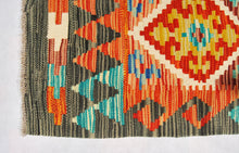 Load image into Gallery viewer, Kilim Kaudani Lana Hand Made In Afganistan 201x101 CM (Galleriafarah1970)
