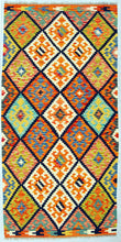 Carica l'immagine nel visualizzatore di Gallery, Kilim Kaudani Lana Hand Made In Afganistan 193x100 CM (Galleriafarah1970)
