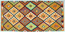 Carica l'immagine nel visualizzatore di Gallery, Kilim Kaudani Lana Hand Made In Afganistan 193x100 CM (Galleriafarah1970)
