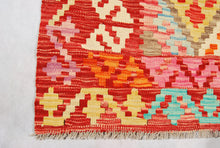 Carica l'immagine nel visualizzatore di Gallery, Kilim Kaudani Lana Hand Made In Afganistan 245x183 CM (Galleriafarah1970)
