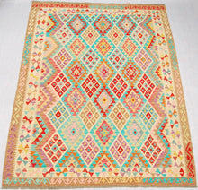 Lade das Bild in den Galerie-Viewer, Kilim Kaudani Lana Hand Made In Afganistan 243x185 CM (Galleriafarah1970)
