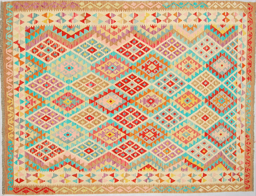 Kilim Kaudani Lana Hand Made In Afganistan 243x185 CM (Galleriafarah1970)