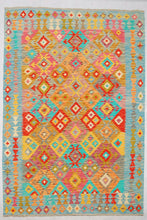 Carica l'immagine nel visualizzatore di Gallery, Kilim Kaudani Lana Hand Made In Afganistan 256x174 CM (Galleriafarah1970)
