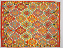 Lade das Bild in den Galerie-Viewer, Kilim Kaudani Lana Hand Made In Afganistan 246x186 CM (Galleriafarah1970)
