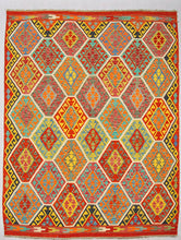 Lade das Bild in den Galerie-Viewer, Kilim Kaudani Lana Hand Made In Afganistan 246x186 CM (Galleriafarah1970)
