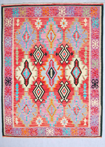 Kilim Kaudani Lana Hand Made In Afganistan 247x178 CM (Galleriafarah1970)