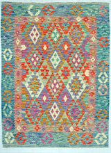 Carica l&#39;immagine nel visualizzatore di Gallery, Kilim Kaudani Lana Hand Made In Afganistan 201x151 CM (Galleriafarah1970)
