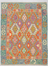 Carica l'immagine nel visualizzatore di Gallery, Kilim Kaudani Lana Hand Made In Afganistan 201x151 CM (Galleriafarah1970)
