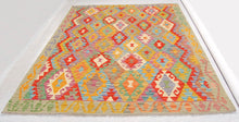 Load image into Gallery viewer, Kilim Kaudani Lana Hand Made In Afganistan 201x153 CM (Galleriafarah1970)
