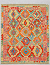 Lade das Bild in den Galerie-Viewer, Kilim Kaudani Lana Hand Made In Afganistan 193x151 CM (Galleriafarah1970)
