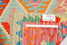 Carica l'immagine nel visualizzatore di Gallery, Kilim Kaudani Lana Hand Made In Afganistan 193x151 CM (Galleriafarah1970)
