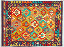 Carica l&#39;immagine nel visualizzatore di Gallery, Kilim Kaudani Lana Hand Made In Afganistan 206x152 CM (Galleriafarah1970)
