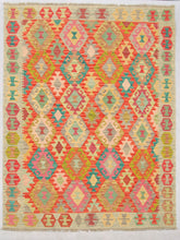 Load image into Gallery viewer, Kilim Kaudani Lana Hand Made In Afganistan 196x150 CM (Galleriafarah1970)

