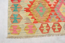 Load image into Gallery viewer, Kilim Kaudani Lana Hand Made In Afganistan 196x150 CM (Galleriafarah1970)
