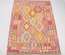 Lade das Bild in den Galerie-Viewer, Kilim Kaudani Lana Hand Made In Afganistan 200x150 CM (Galleriafarah1970)

